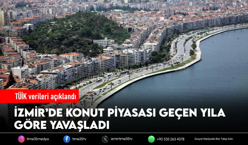 İzmir'de konut satışları yüzde 30,2 oranında azaldı