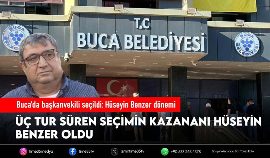 Buca'da başkanvekili seçildi: Hüseyin Benzer dönemi