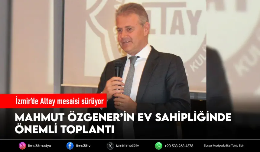 Altay'da yeni rota Mahmut Özgener