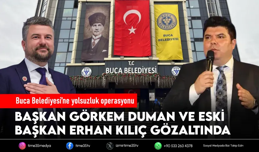 Buca Belediyesi’ne büyük operasyon! Başkan gözaltında