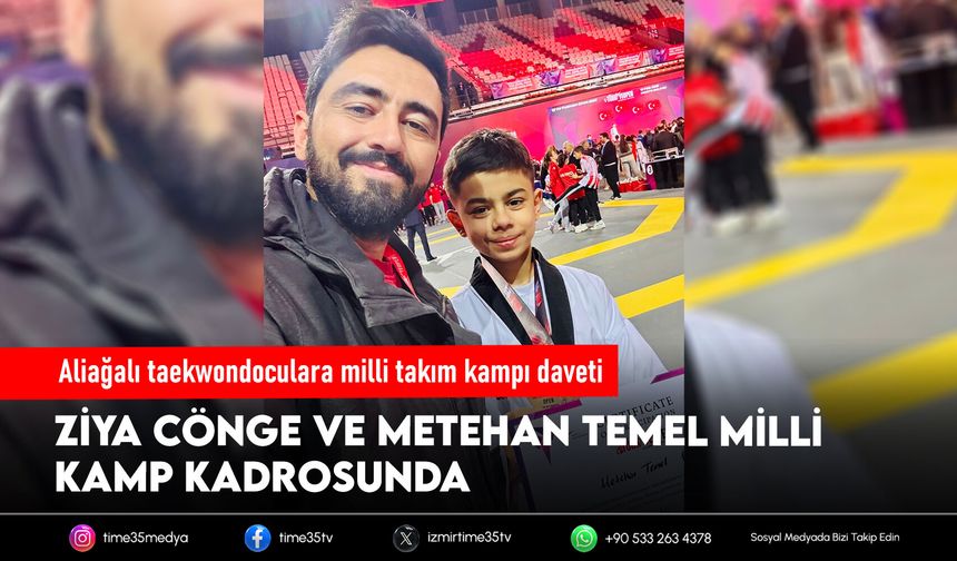 Aliağalı taekwondoculara milli takım kampı daveti