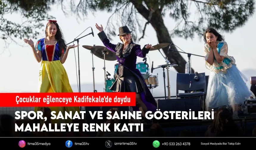 Çocuklar Kadifekale’de doyasıya eğlendi
