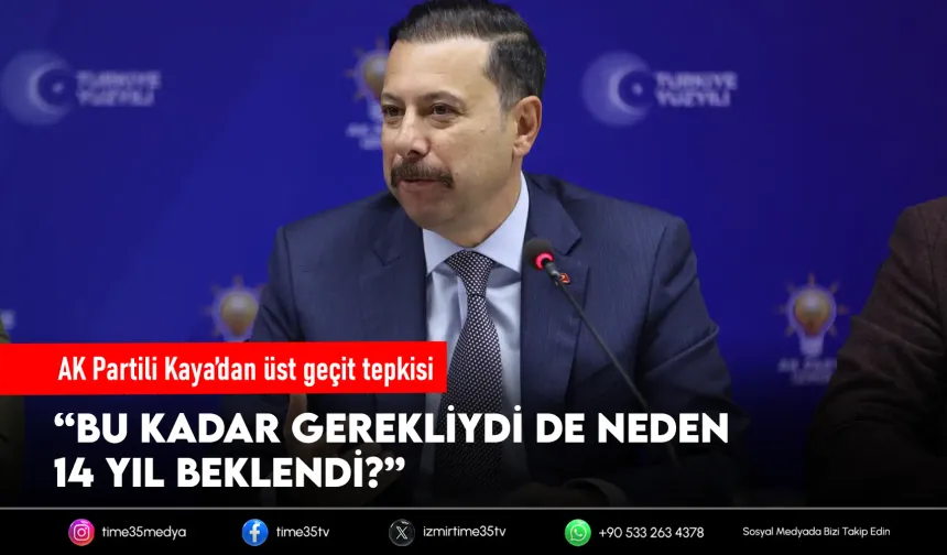 AK Partili Kaya’dan üst geçit tepkisi
