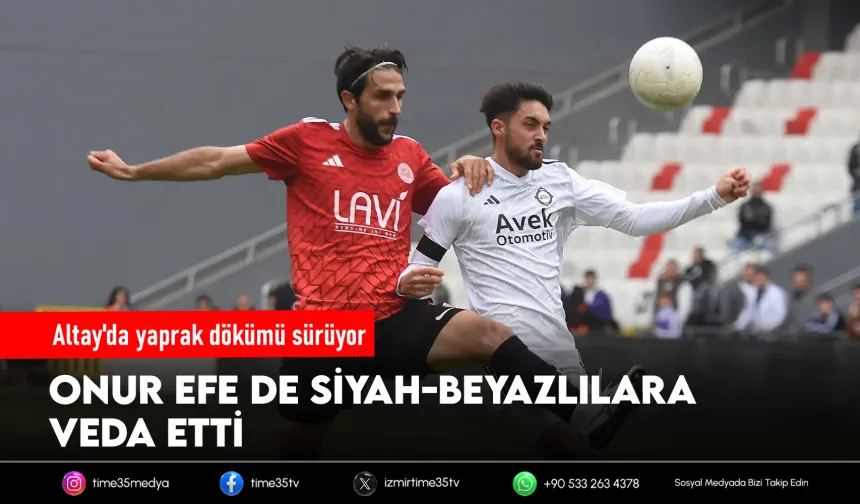 Altay'da bir futbolcu daha takımdan ayrıldı