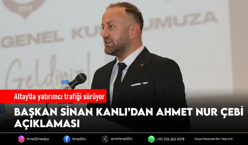 Sinan Kanlı’dan yatırımcı açıklaması