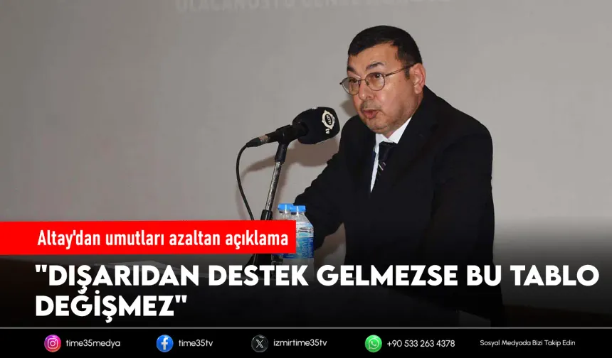 Kayyum riski sonrası Altay'da kritik açıklama