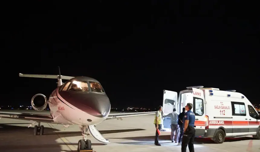 Ambulans uçak, Tülin bebek için havalandı