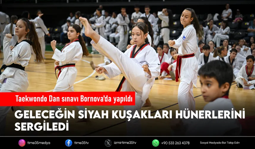 Bornova, Türkiye’nin siyah kuşak adaylarını ağırladı