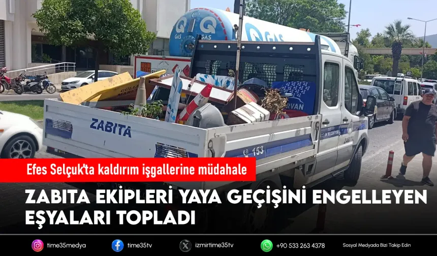 Efes Selçuk'ta yayalar için denetimler devam ediyor
