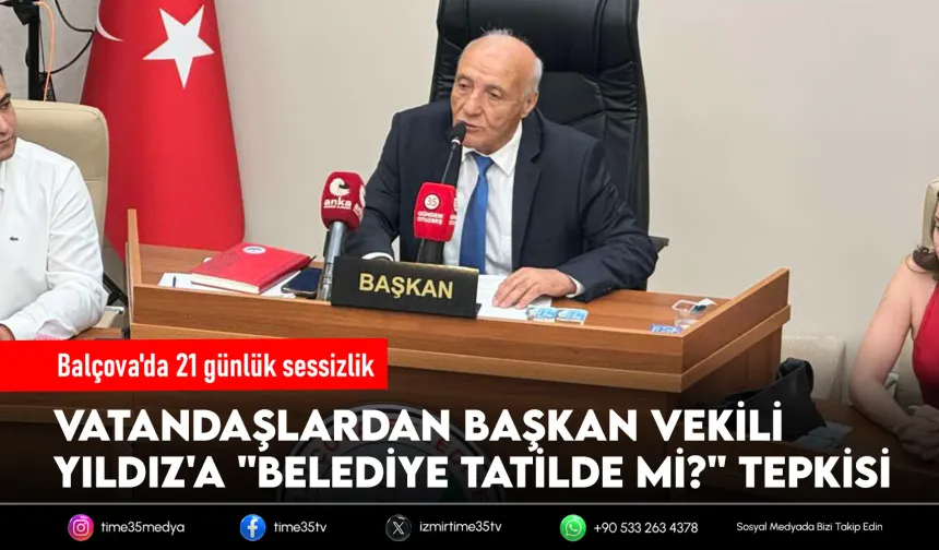 Balçovalılardan Selahattin Yıldız'a: "Belediye tatilde mi?"
