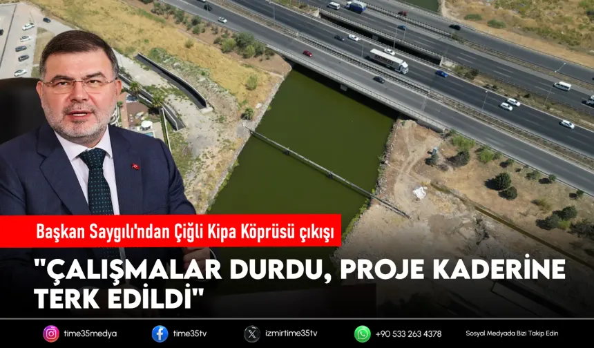 Başkan Saygılı'dan Büyükşehir'e Çiğli Kipa Taşıt üst geçidi tepkisi