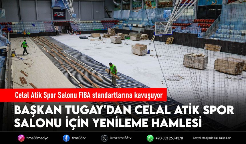 Celal Atik Spor Salonu FIBA standartlarına kavuşuyor