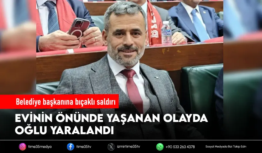 Belediye başkanına bıçaklı saldırı
