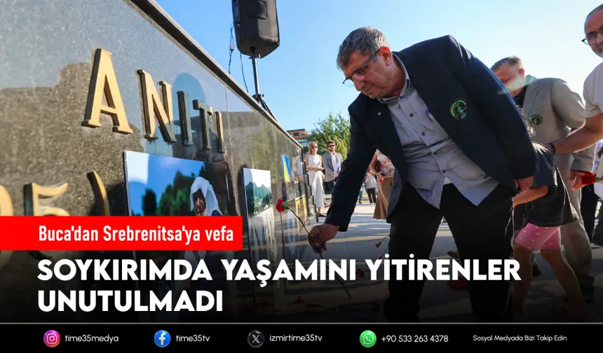 Srebrenitsa’nın acısı Buca’da unutulmadı