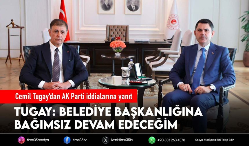 Cemil Tugay'dan AK Parti iddialarına yanıt