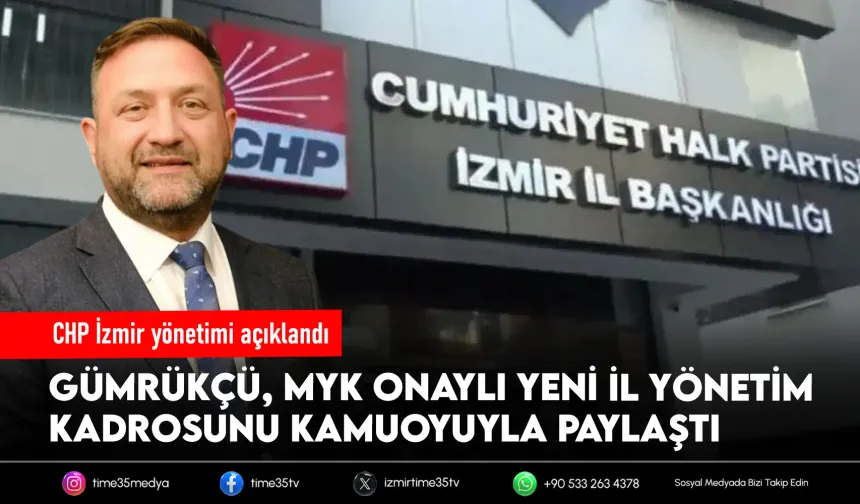 CHP İzmir’in yeni il yönetimi açıklandı