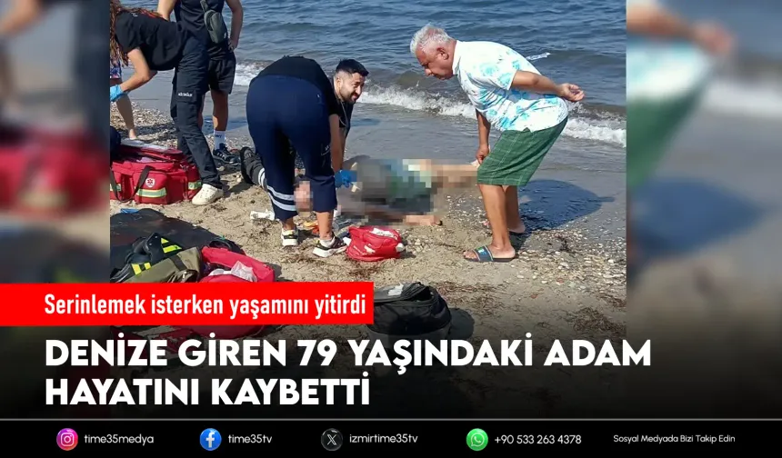 Serinlemek için girdiği denizde öldü