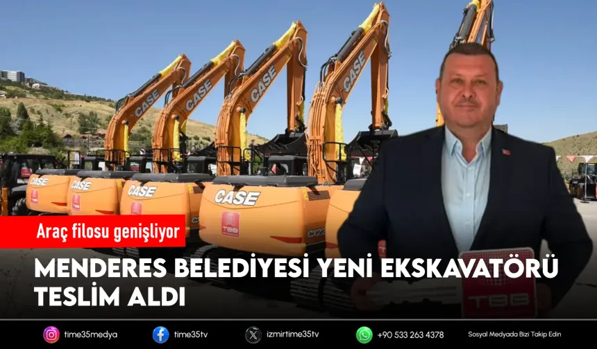 Menderes’e bir iş makinesi daha