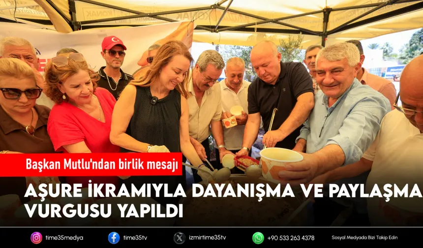 Başkan Mutlu’dan Konaklı komşularına aşure ikramı