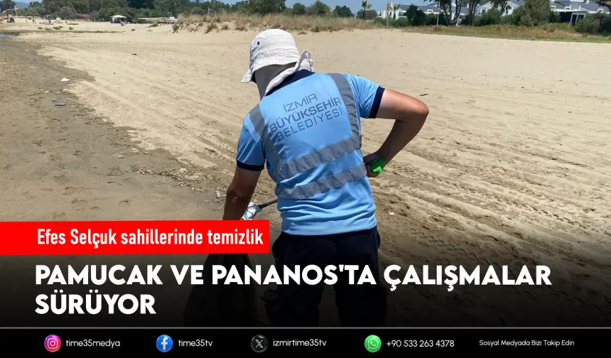 Efes Selçuk Sahillerinde temizlik seferberliği
