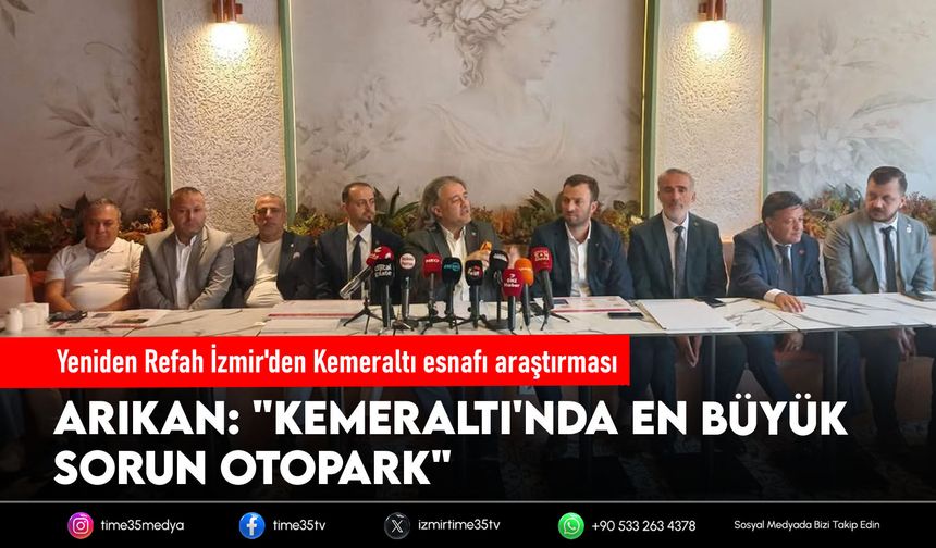 Yeniden Refah İzmir'den Kemeraltı esnafı araştırması