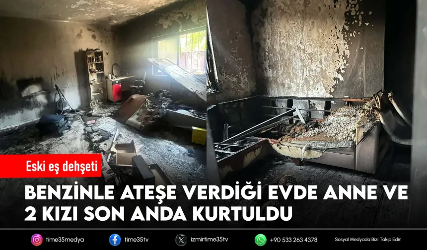 Eski eş dehşeti! Evi ateşe verdi