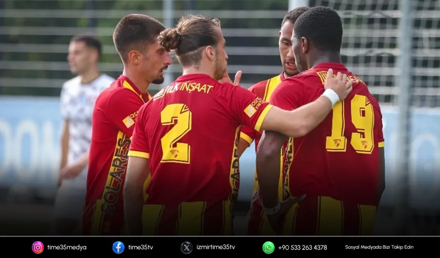 Göztepe Slovenya'da rakip tanımıyor