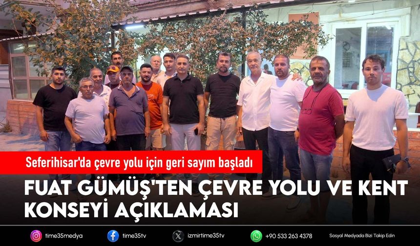 Seferihisar'da çevre yolu için geri sayım başladı