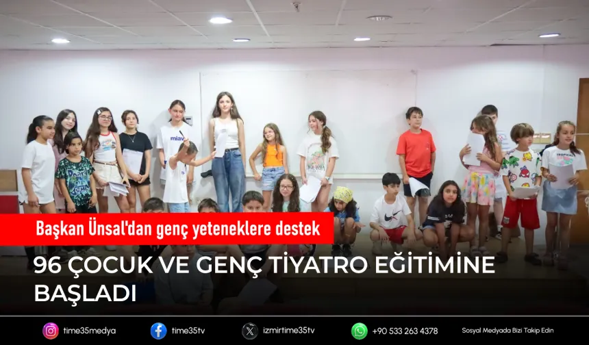 Tiyatronun yeni yetenekleri Karşıyaka’da yetişiyor