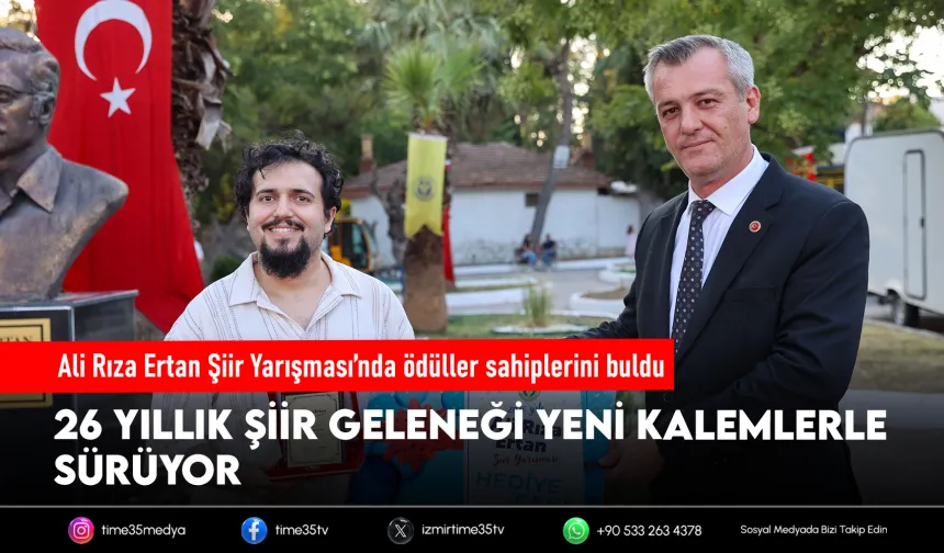 Ali Rıza Ertan Şiir Yarışması’nda ödüller sahiplerini buldu