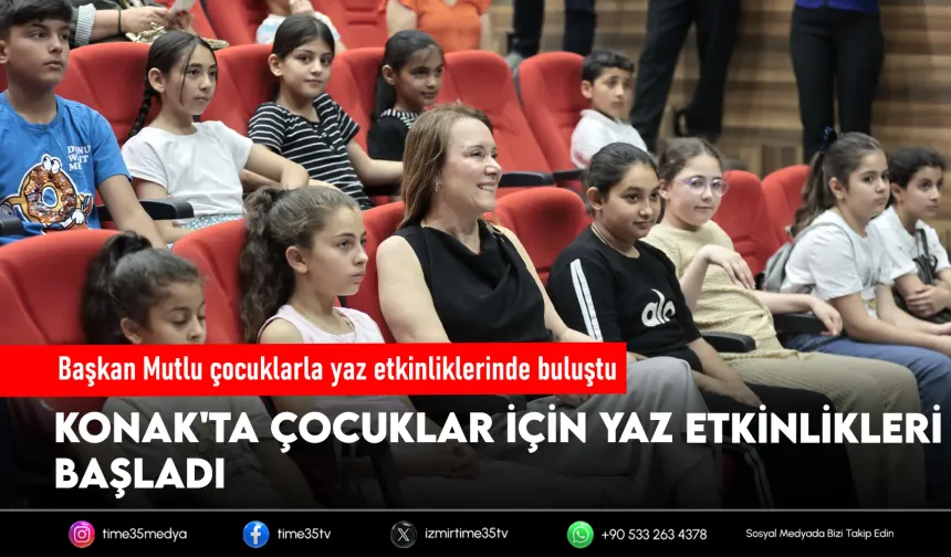 Konak’ta çocuklar için yaz etkinlikleri başladı