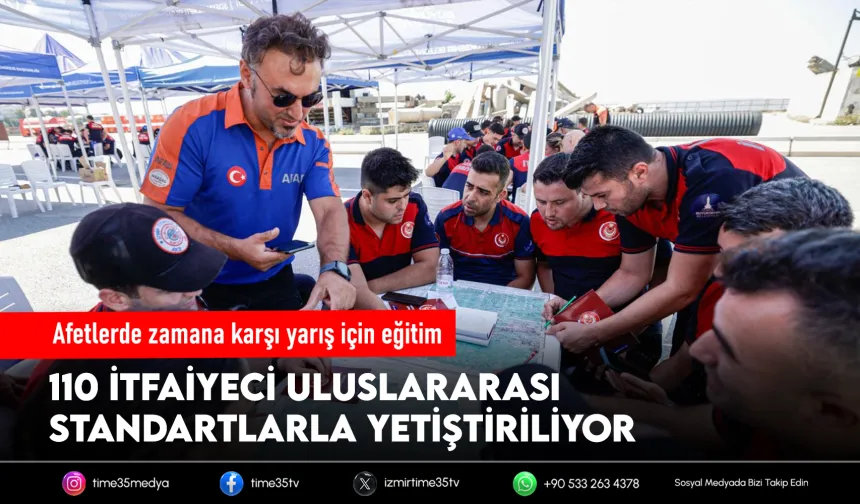İtfaiyede afet seferberliği: 110 personel özel eğitime alındı