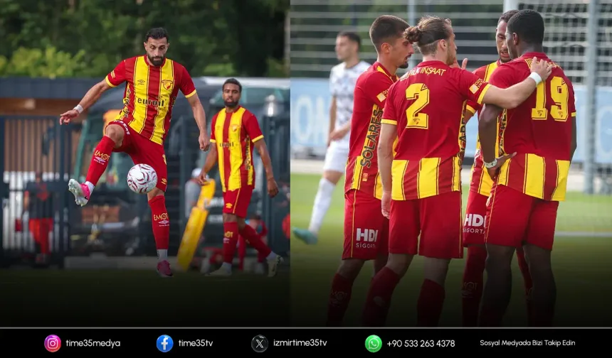 Göztepe Slovenya'da rakip tanımıyor