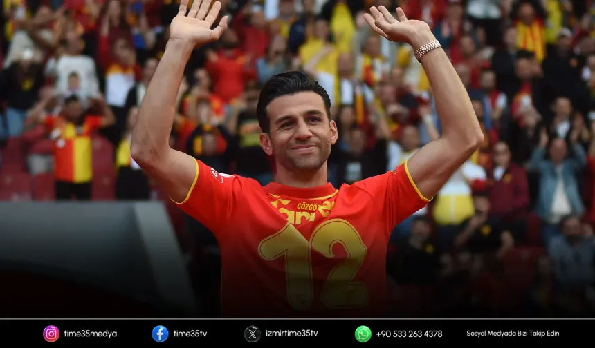 Göztepe'de İsmail Köybaşı'ndan futbola veda