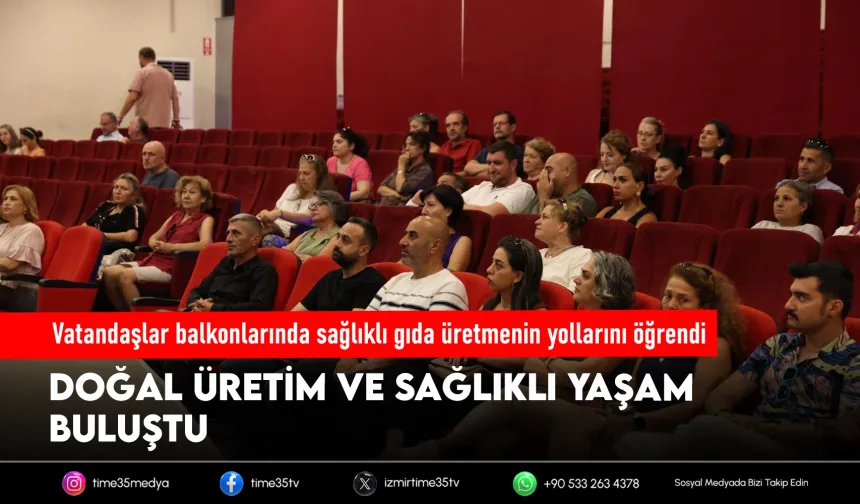 Çiğli Belediyesi'nden sürdürülebilir yaşam için balkon bahçeciliği eğitimi