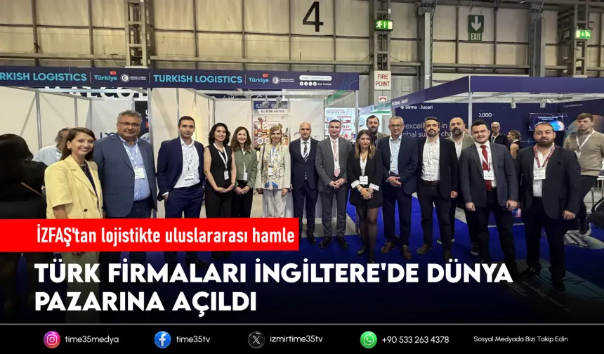 İZFAŞ, Türk lojistik sektörünü Avrupa'ya taşıdı
