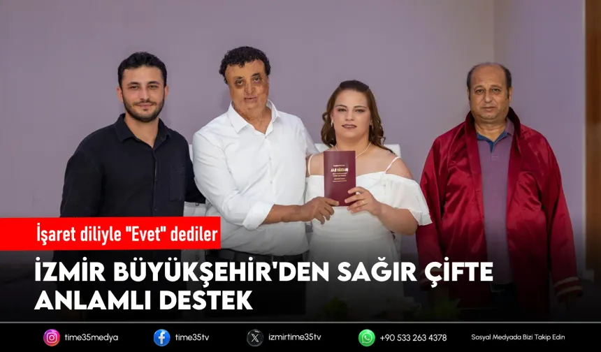 Aşka işaret diliyle “evet” dediler