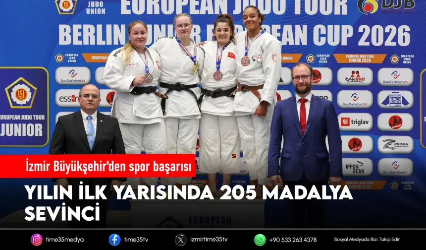 İzmir Büyükşehir sporcularından madalya yağmuru