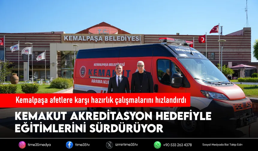Kemalpaşa Belediyesi afet hazırlıklarını sürdürüyor