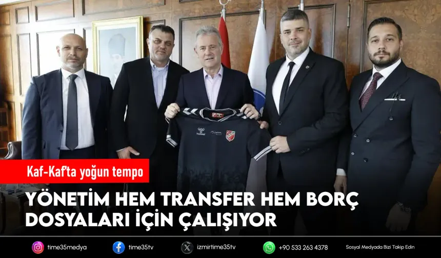 Karşıyaka futbolda yoğun mesaide