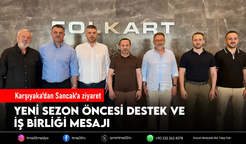 Karşıyaka'da yeni sezon öncesi Mesut Sancak zirvesi