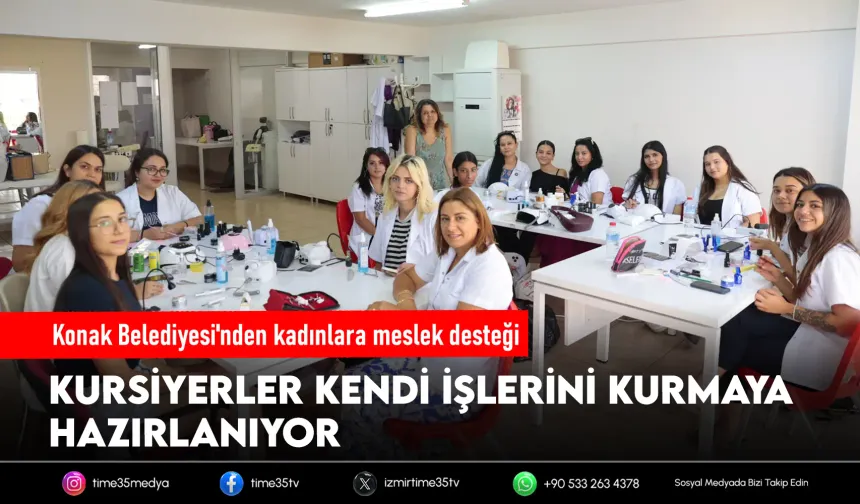 Konaklı kadınlar ücretsiz kurslarla meslek öğreniyor