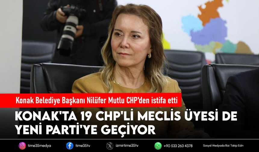 Konak Belediye Başkanı Nilüfer Mutlu CHP'den istifa etti