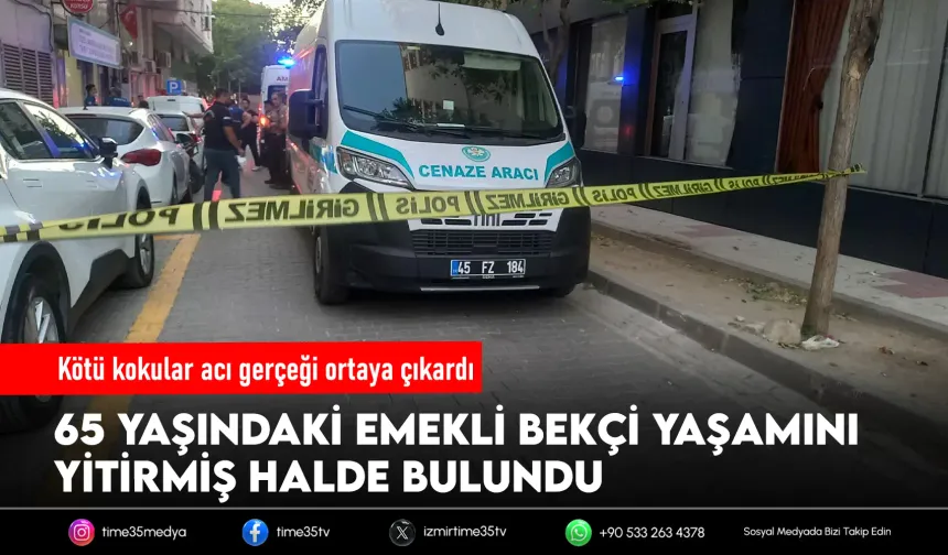 Kötü kokular gelen dairesinde ölü bulundu