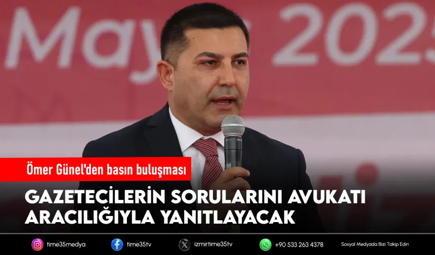 Başkan Günel cezaevinden gazetecilerin sorularını yanıtlayacak