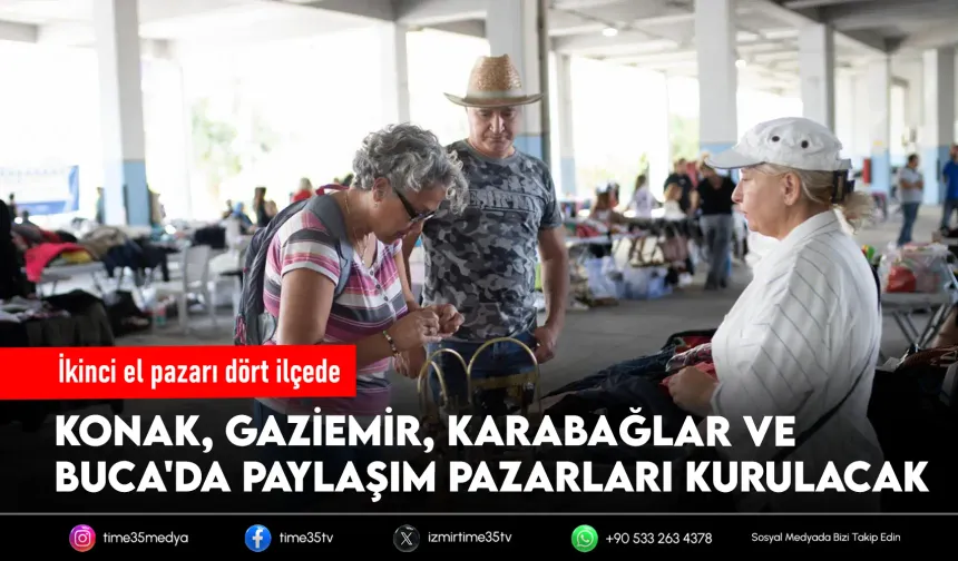 İkinci el pazarları temmuzda dört ilçede kurulacak