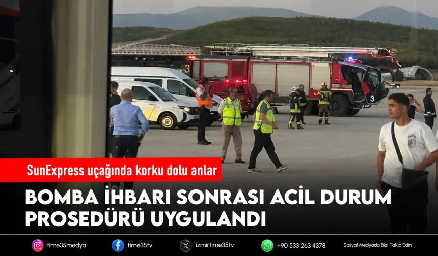 Berlin-İzmir seferinde bomba paniği: İhbar asılsız çıktı