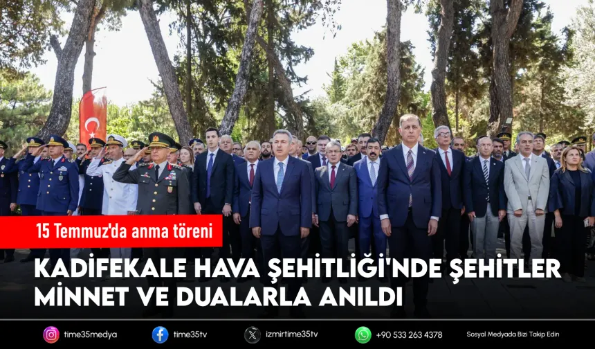 15 Temmuz şehitleri İzmir’de dualarla anıldı