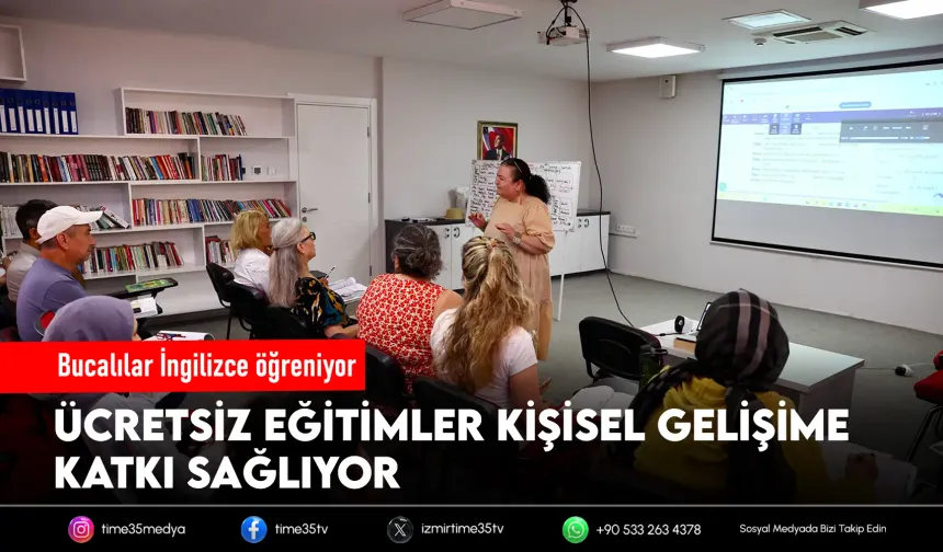Buca’da ücretsiz dil eğitimine yoğun ilgi