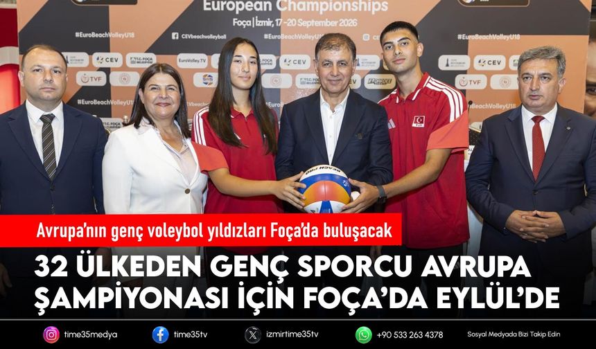 Avrupa’nın genç voleybol yıldızları Foça’da buluşacak